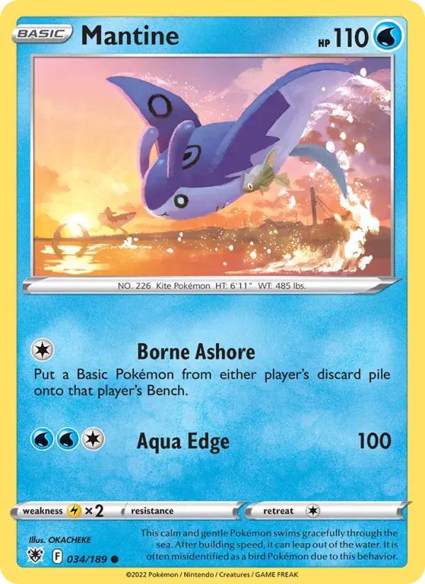 Mantine, Pokémon card
