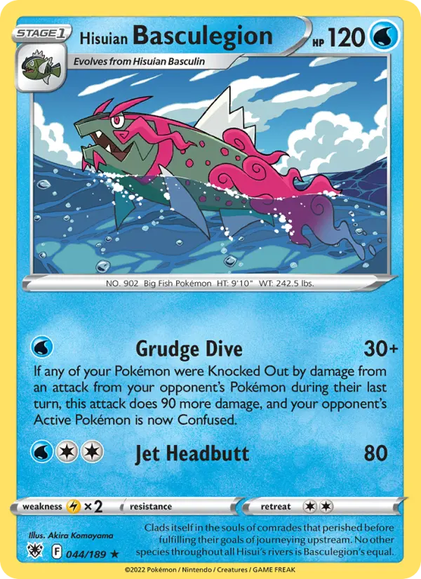 Hisuian Basculegion, Pokémon card