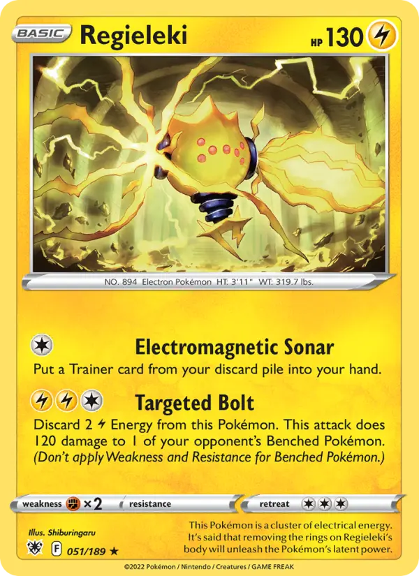 Regieleki, Pokémon card