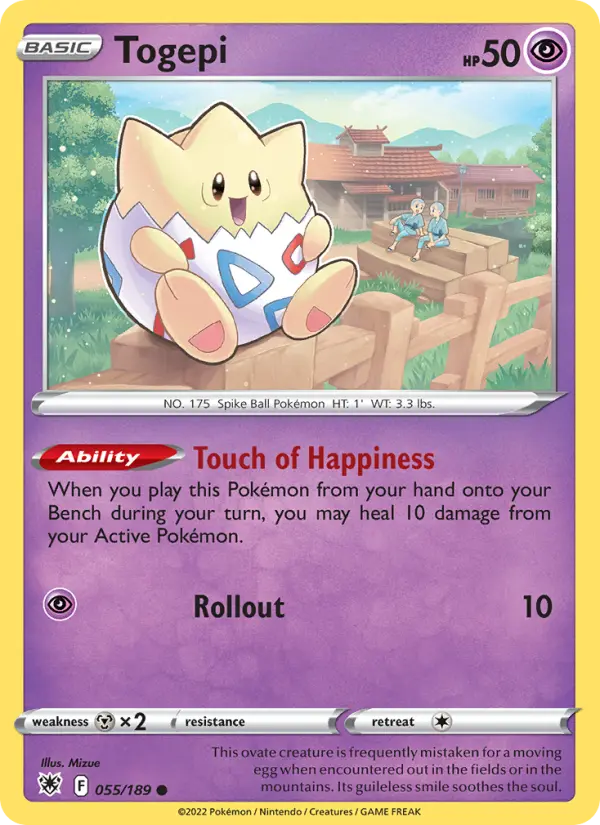 Togepi, Pokémon card