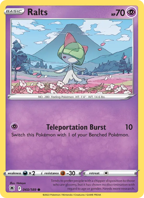 Ralts, Pokémon card