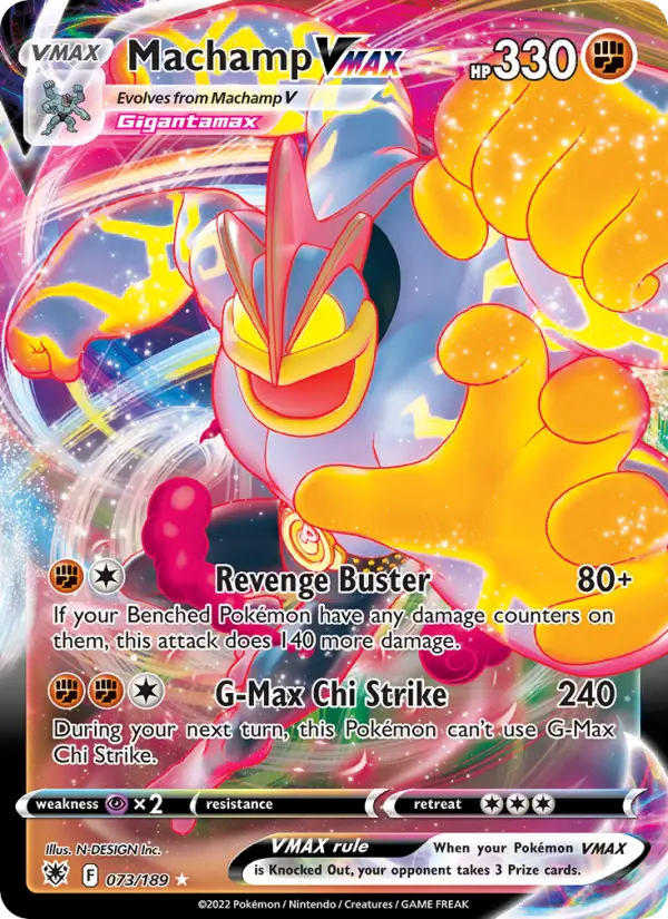 Machamp VMAX, Pokémon card