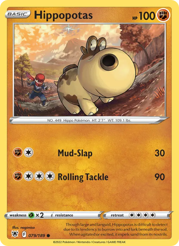 Hippopotas, Pokémon card