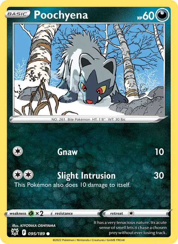 Poochyena, Pokémon card