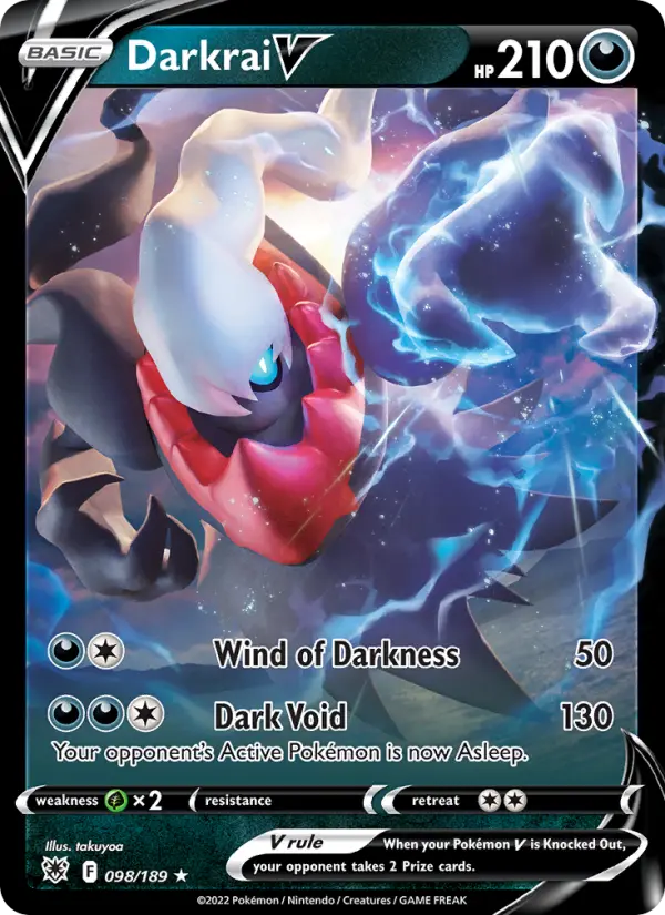 Darkrai V, Pokémon card