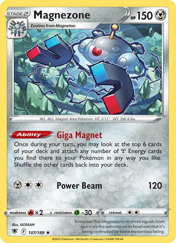 Magnezone, Pokémon card
