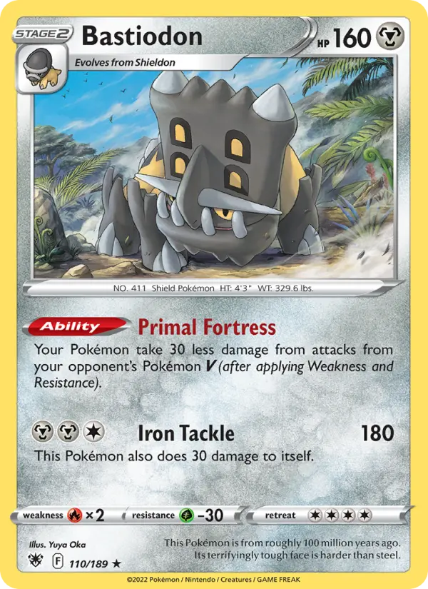 Bastiodon, Pokémon card