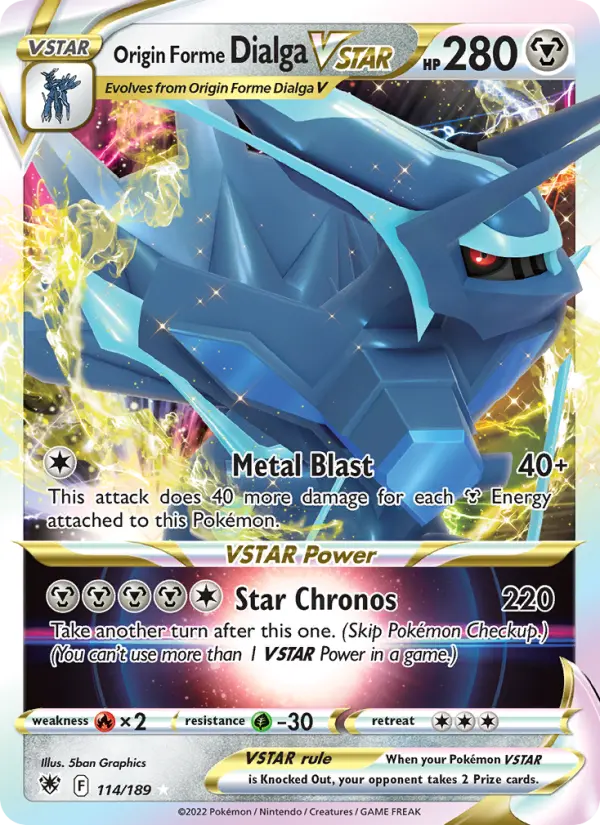Origin Forme Dialga VSTAR, Pokémon card