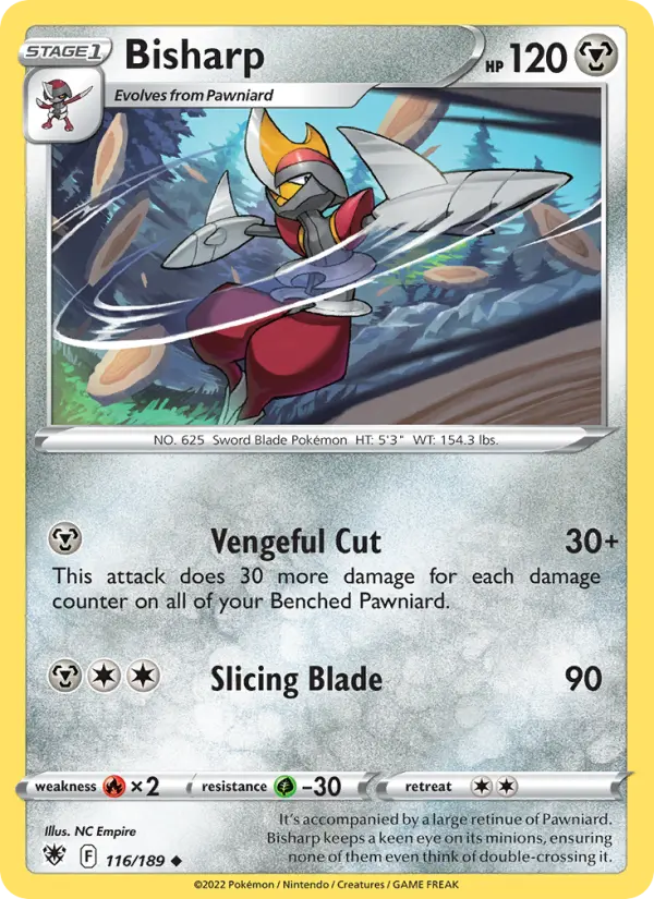 Bisharp, Pokémon card