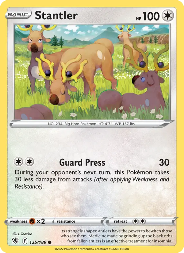 Stantler, Pokémon card