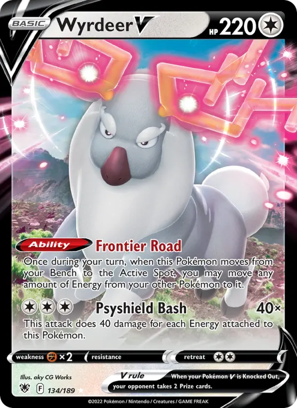 Wyrdeer V, Pokémon card