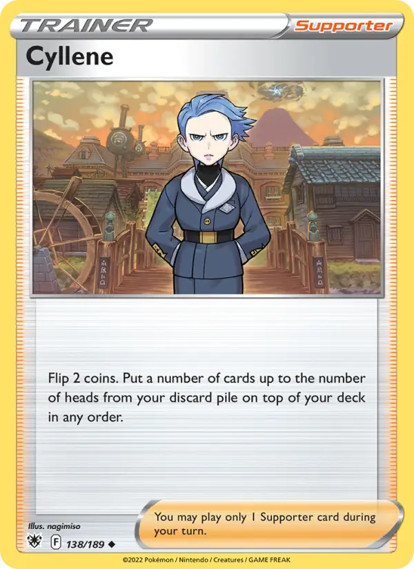 Cyllene, Pokémon card
