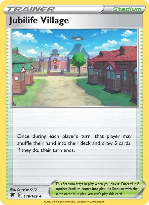 Jubilife Village, Pokémon card