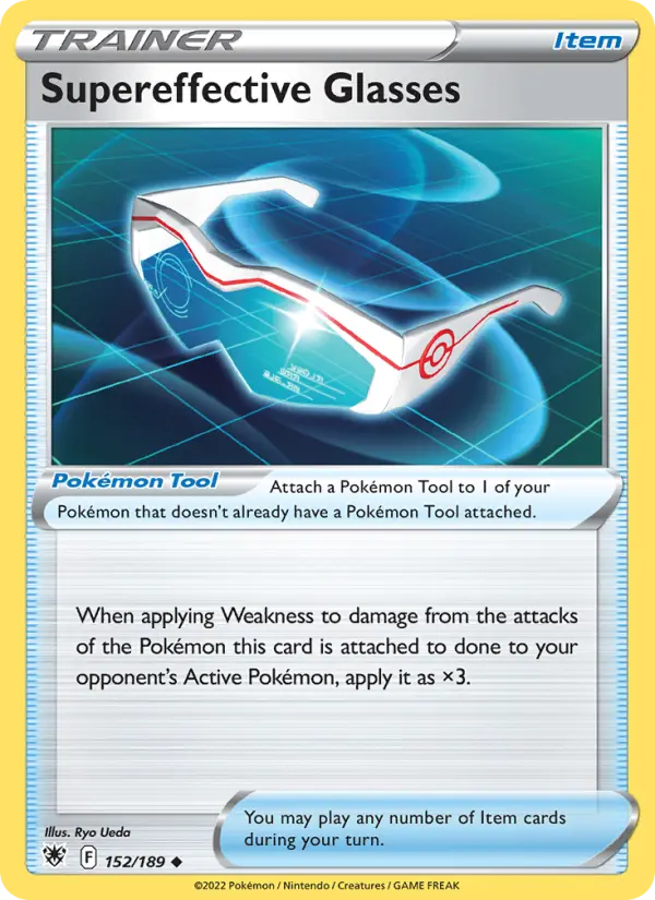 Supereffective Glasses, Pokémon card