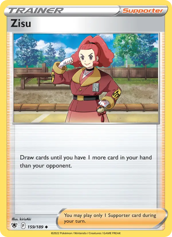 Zisu, Pokémon card