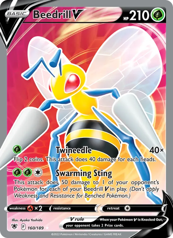 Beedrill V, Pokémon card