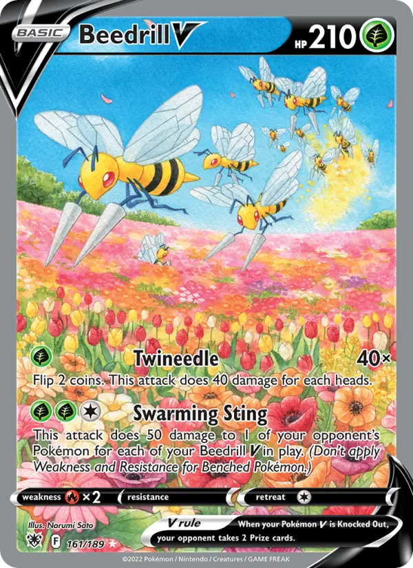 Beedrill V, Pokémon card