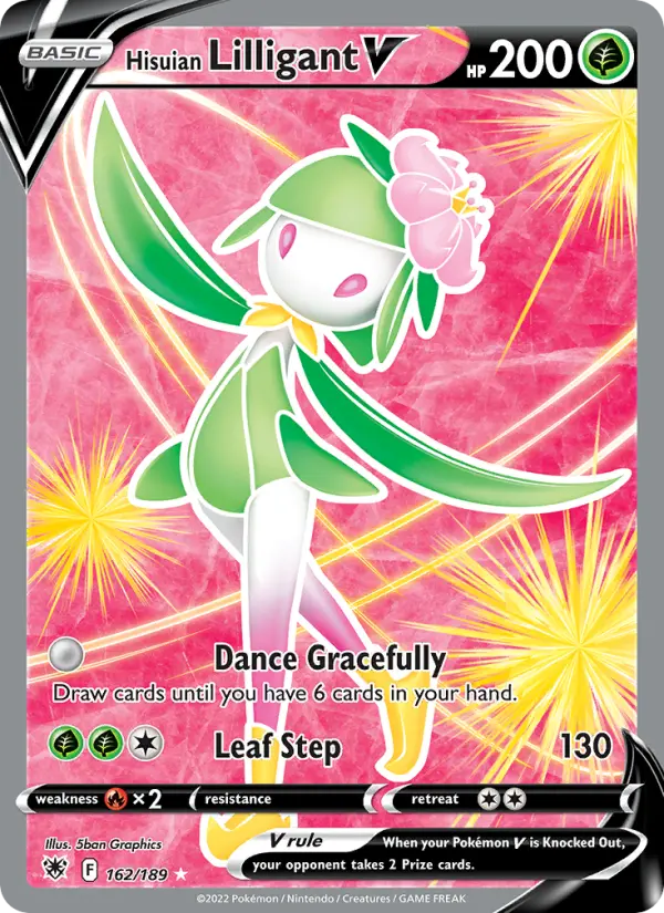 Hisuian Lilligant V, Pokémon card