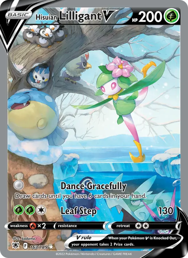 Hisuian Lilligant V, Pokémon card