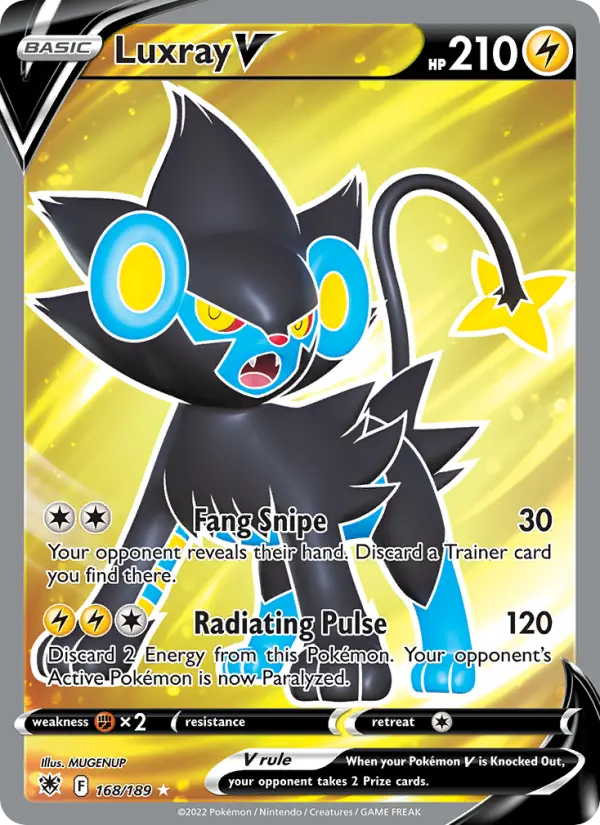 Luxray V, Pokémon card