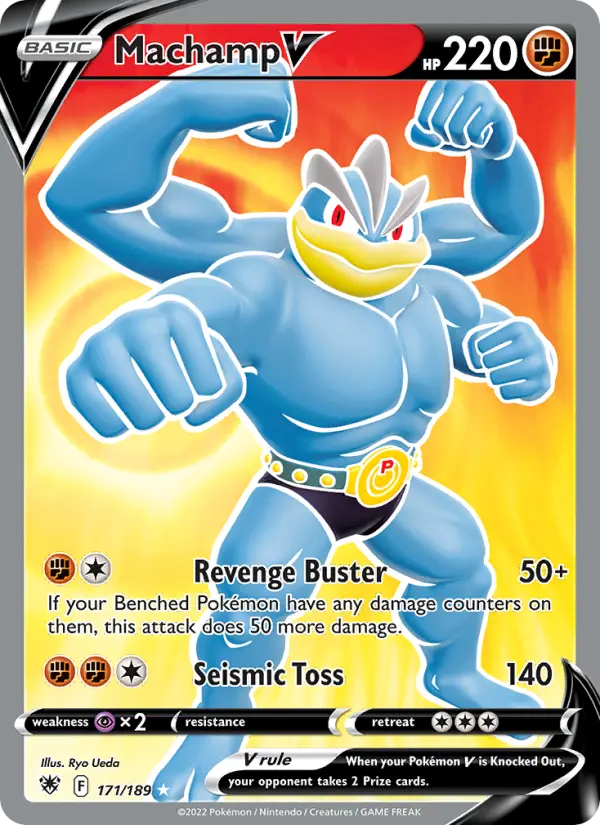 Machamp V, Pokémon card