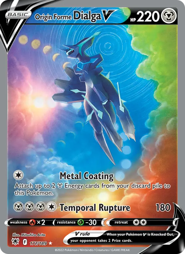 Origin Forme Dialga V, Pokémon card