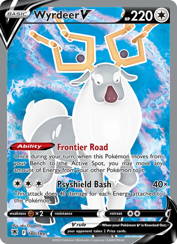 Wyrdeer V, Pokémon card