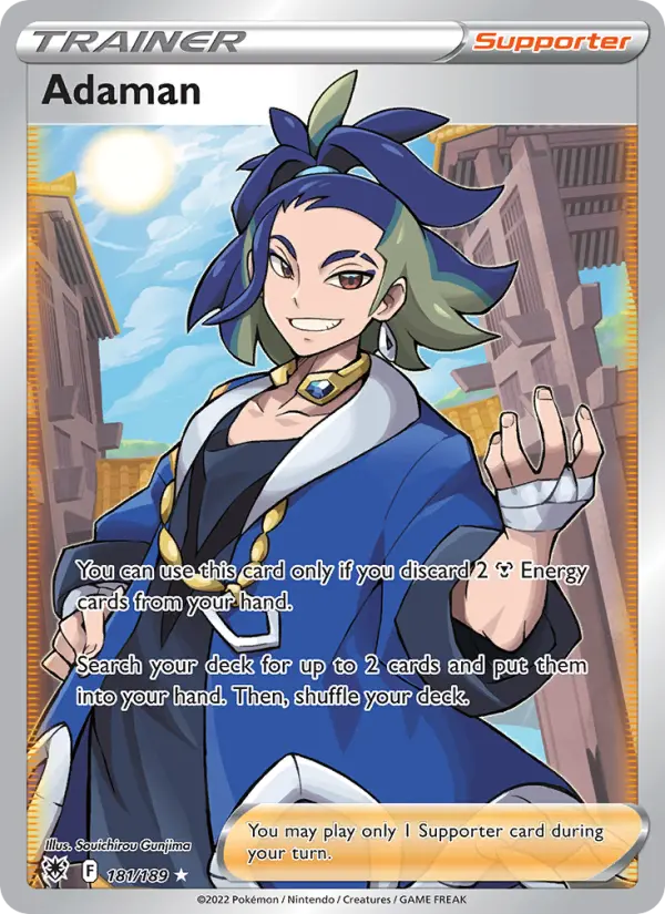 Adaman, Pokémon card