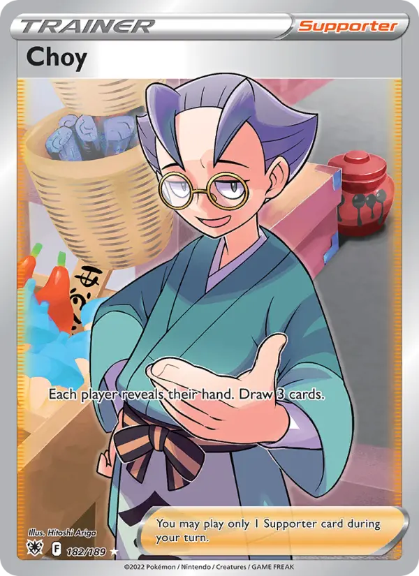 Choy, Pokémon card