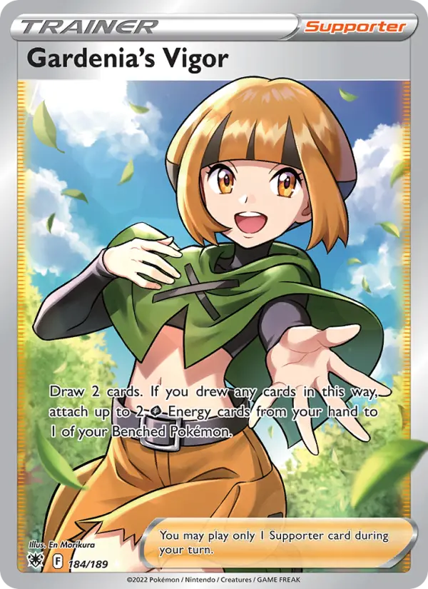 Gardenia's Vigor, Pokémon card