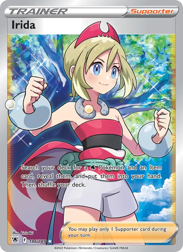 Irida, Pokémon card