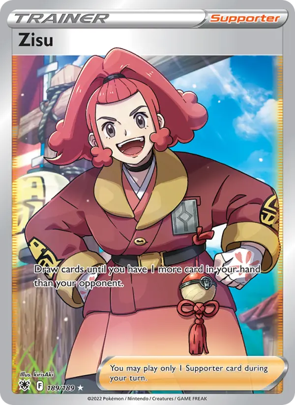 Zisu, Pokémon card