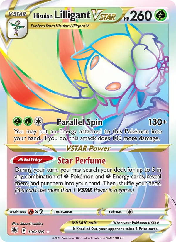 Hisuian Lilligant VSTAR, Pokémon card