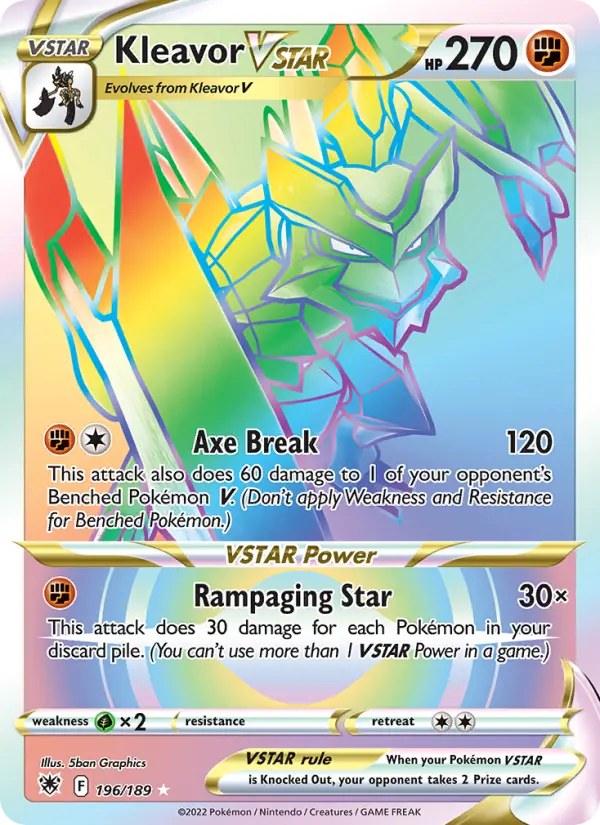 Kleavor, Pokémon card