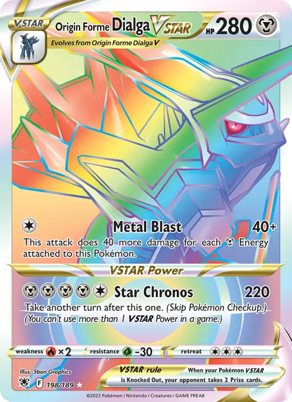 Origin Forme Dialga VSTAR, Pokémon card