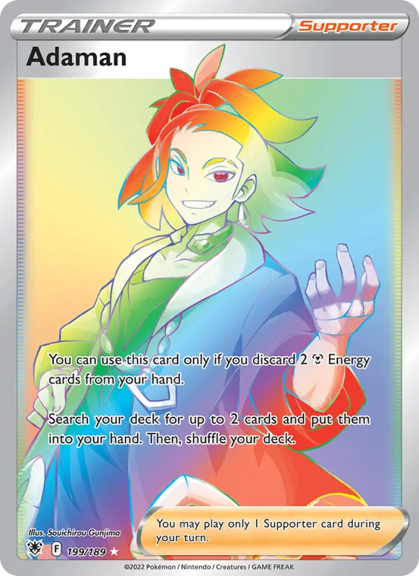 Adaman, Pokémon card