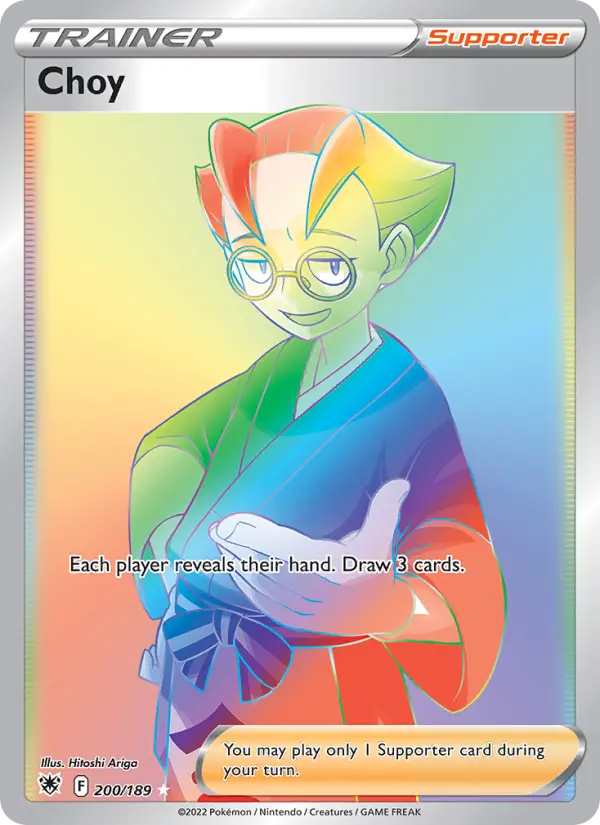 Choy, Pokémon card