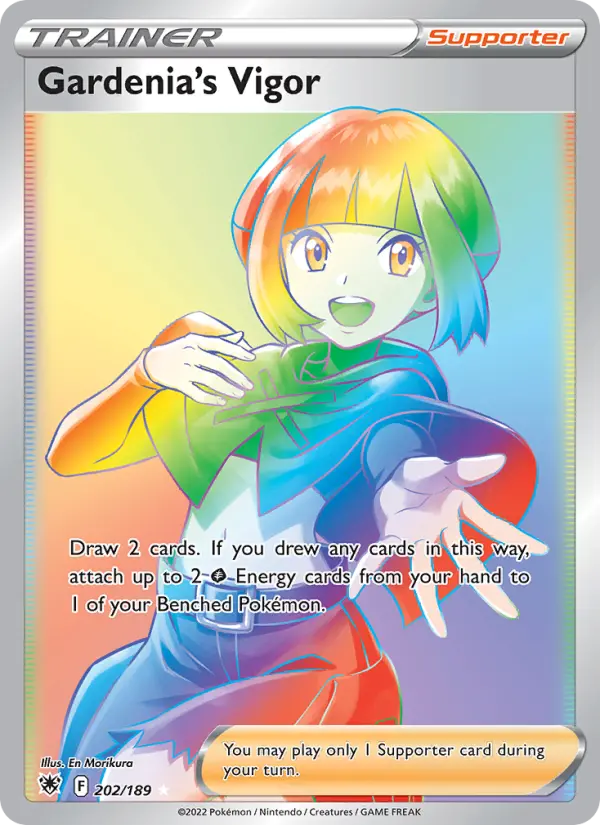 Gardenia's Vigor, Pokémon card