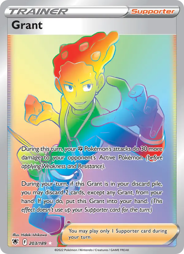 Grant, Pokémon card