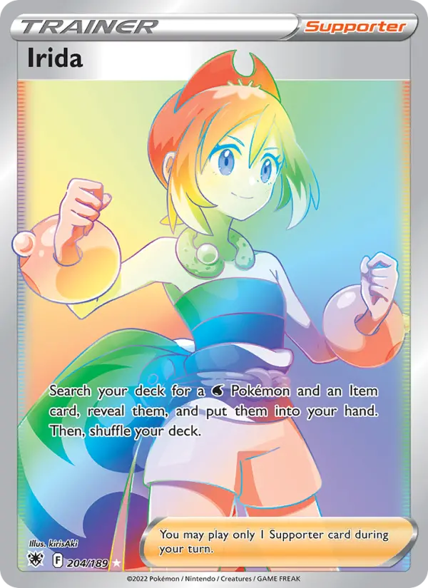 Irida, Pokémon card