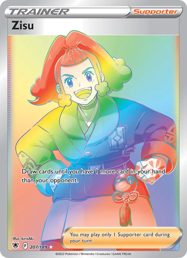 Zisu, Pokémon card