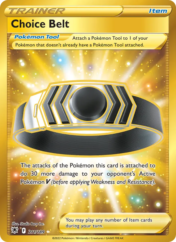 Choice Belt, Pokémon card