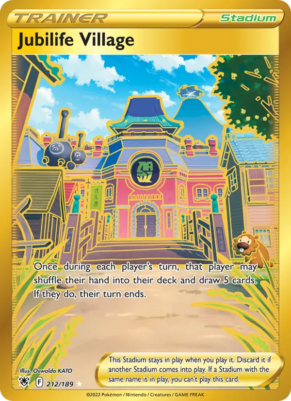 Jubilife Village, Pokémon card