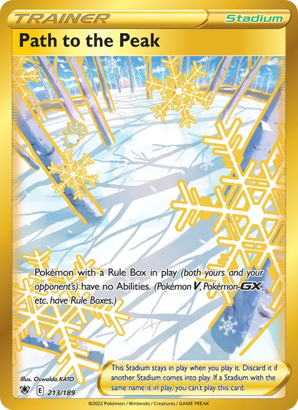 Path to the Peak, Pokémon card