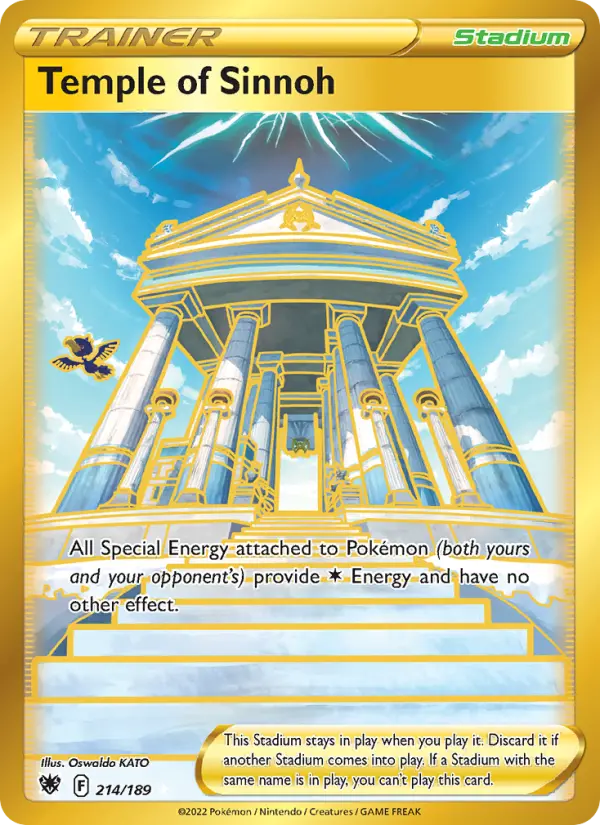 Temple of Sinnoh, Pokémon card