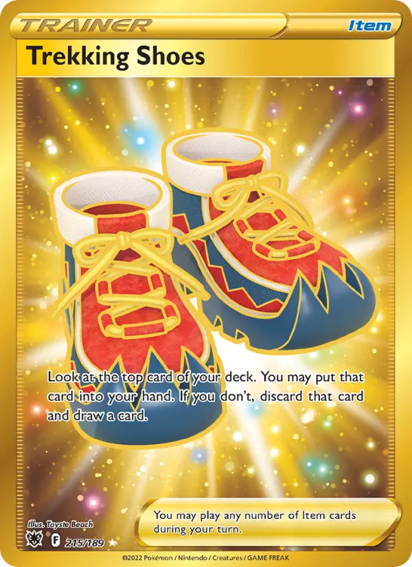 Trekking Shoes, Pokémon card