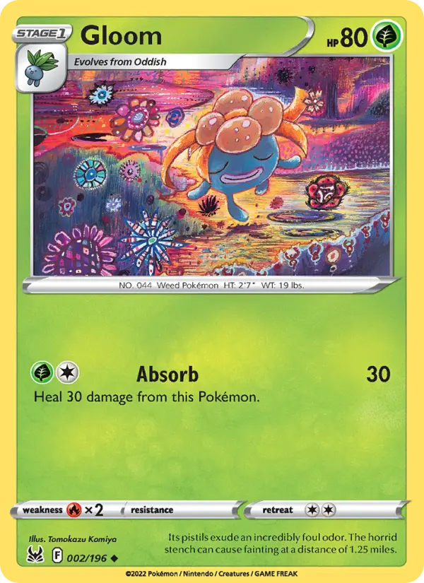 Gloom, Pokémon card
