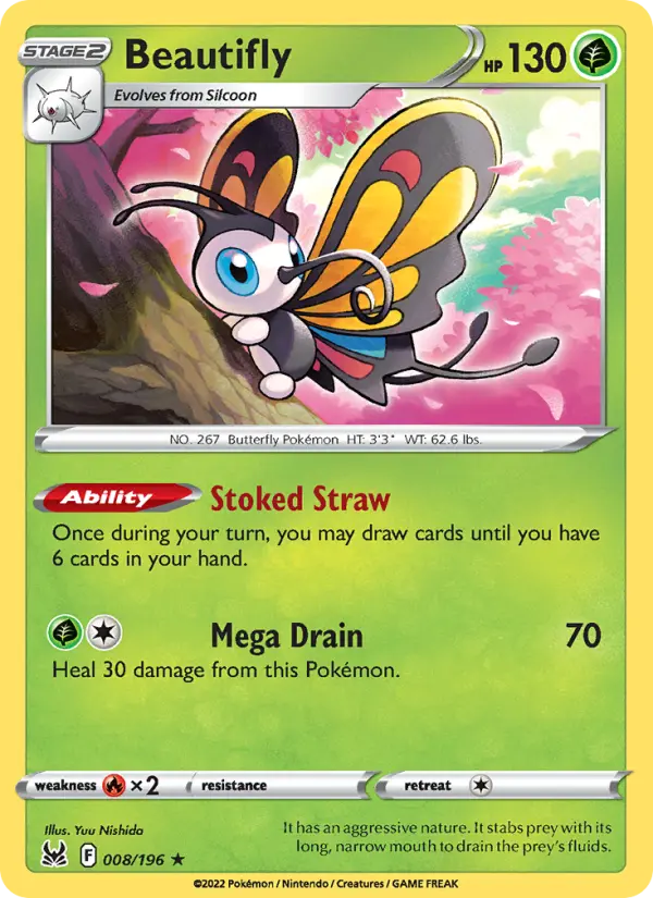 Beautifly, Pokémon card