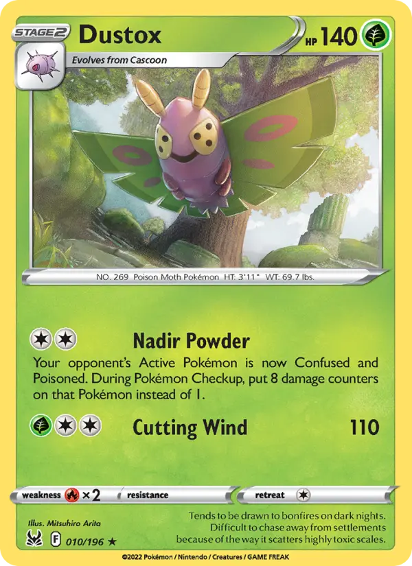 Dustox, Pokémon card