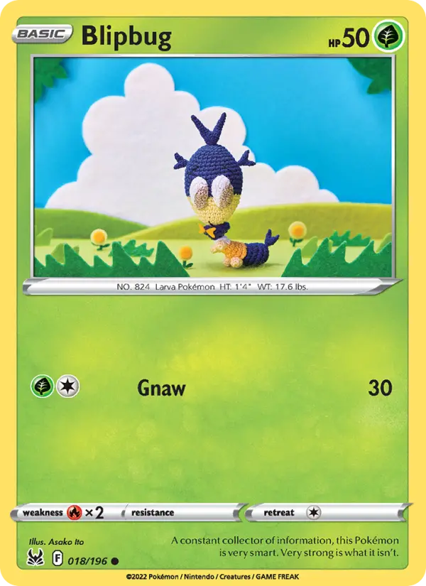 Blipbug, Pokémon card